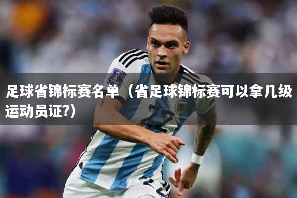 足球省锦标赛名单（省足球锦标赛可以拿几级运动员证?）