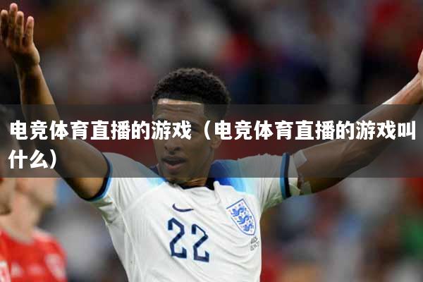 电竞体育直播的游戏（电竞体育直播的游戏叫什么）