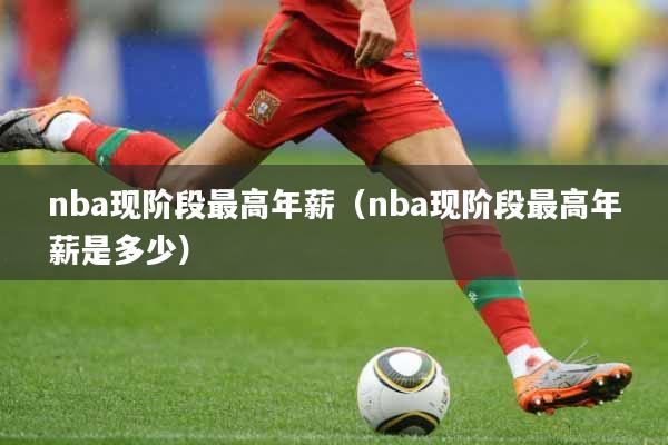 nba现阶段最高年薪（nba现阶段最高年薪是多少）