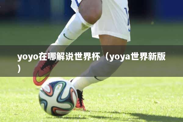 yoyo在哪解说世界杯（yoya世界新版）