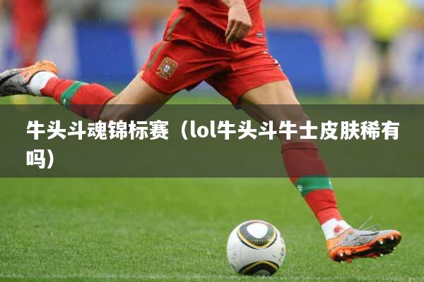 牛头斗魂锦标赛（lol牛头斗牛士皮肤稀有吗）