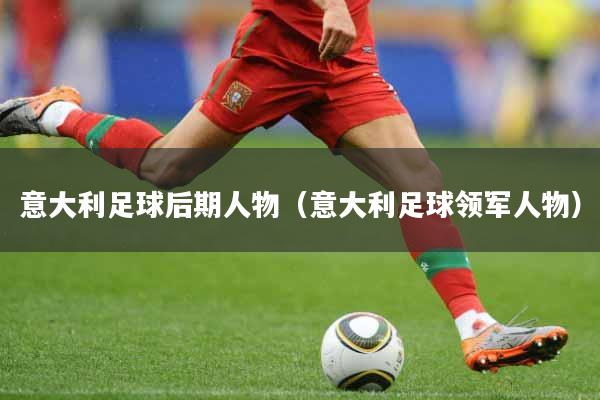 意大利足球后期人物（意大利足球领军人物）