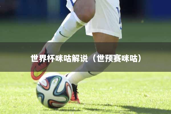 世界杯咪咕解说（世预赛咪咕）