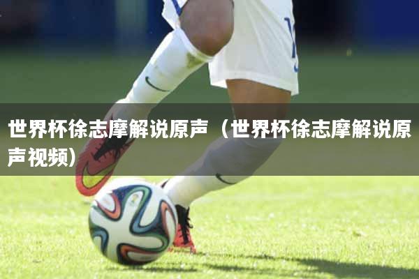 世界杯徐志摩解说原声（世界杯徐志摩解说原声视频）