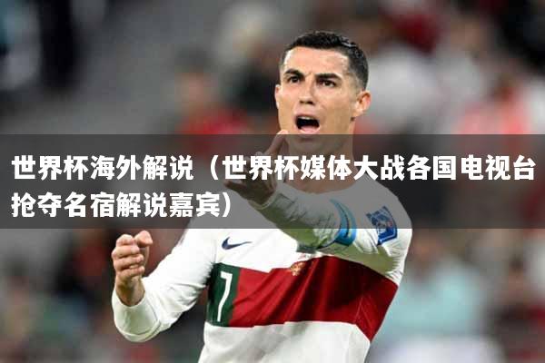 世界杯海外解说（世界杯媒体大战各国电视台抢夺名宿解说嘉宾）